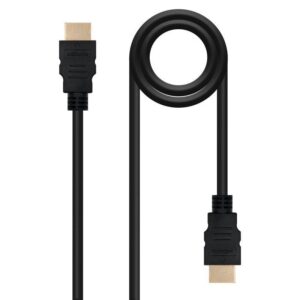 Cable HDMI 1.4 Nanocable 10.15.1700/ HDMI Macho - HDMI Macho/ 1m/ Negro 8433281011885 10.15.1700 NAN-CAB HDMI 10 15 1700