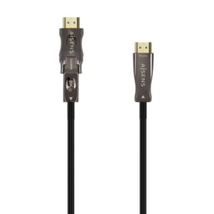 Cable HDMI 2.1 AOC 8K Desmontable Aisens A153-0645/ HDMI Macho / D Macho - HDMI Macho/ 20m/ Negro 8436574707489 A153-0645 AIS-CAB HDMI A153-0645