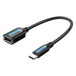 Cable USB 2.0 Vention CCSBB/ USB Tipo-C Macho - USB Hembra/ 15cm/ Negro 6922794749399 CCSBB VEN-ADP CCSBB