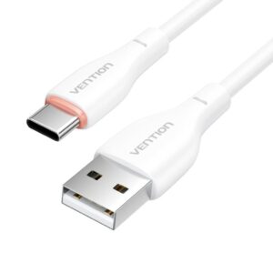 Cable USB Tipo-C Vention H25WF/ USB Tipo-C Macho - USB Macho/ 15W/ 480Mbps/ 1m/ Blanco 6922794785335 H25WF VEN-CAB H25WF