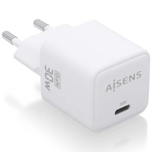 Cargador Gan de Pared Aisens ASCH-30W1P035-W/ 1xUSB Tipo-C/ 30W 8435739901267 ASCH-30W1P035-W AIS-CARGA ASCH-30W1P035-W