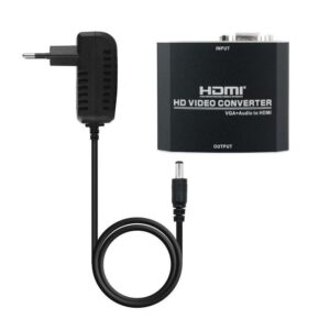 Conversor Nanocable 10.16.2101-BK/ HDMI Hembra - VGA Hembra/ Jack 3.5 Hembra/ 15cm/ Negro 8433281006911 10.16.2101-BK NAN-CONV 10.16.2101-BK