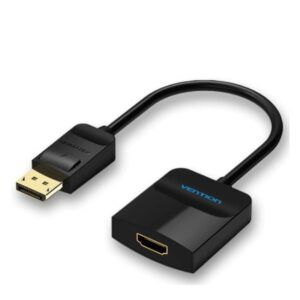 Conversor Vention HBGBB/ DisplayPort Macho - HDMI Hembra/ 15cm/ Negro 6922794736375 HBGBB VEN-CAB HBGBB