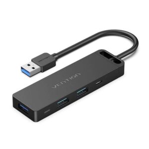 Docking USB 3.0 Vention CHVBB/ 3xUSB/ 1xMicroUSB PD/ 1xLector Tarjetas/ Negro 6922794749603 CHVBB VEN-HUB CHVBB