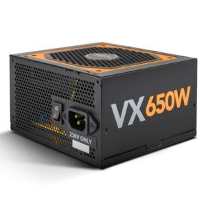 FUENTE ALIMENTACION 650W NOX URANO VX PFC-ACTIVO 80+BRONZE 6SATA 12CM ATX 8436532166952 P/N: NXURVX650BZ | Ref. Artículo: NXURVX650BZ