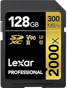 LEXAR 128GB PROFESSIONAL 2000X SDXC UHS-II CARDS