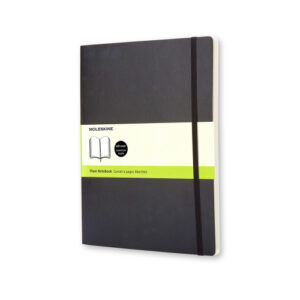 LIBRETA CLASICA TAPA BLANDA NEGRA XL (19X25CM) LISA MOLESKINE QP623 9788883707261 | P/N: QP623 | Ref. Artículo: 941476