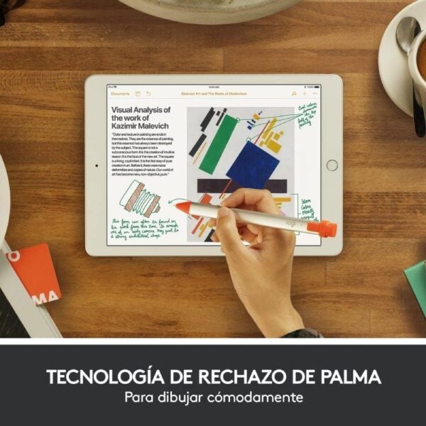 Lápiz Inalámbrico Logitech Crayon para iPad/ Naranja - Imagen 3