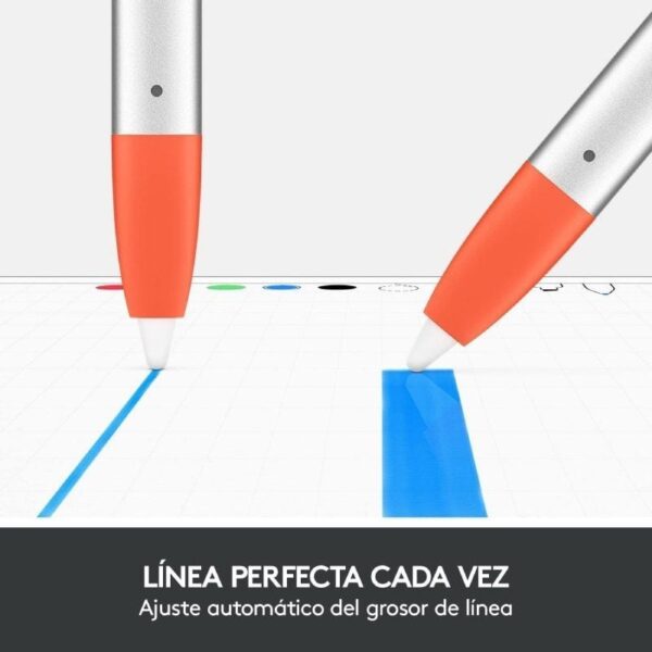 Lápiz Inalámbrico Logitech Crayon para iPad/ Naranja - Imagen 4