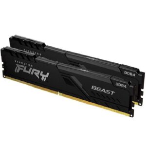 Memoria RAM Kingston FURY Beast 2 x 8GB/ DDR4/ 2666MHz/ 1.2V/ CL16/ DIMM 740617320176 KF426C16BBK2/16 KIN-FB KF426C16BBK2 16