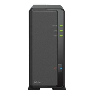 NAS Synology Diskstation DS124/ 1 Bahía 3.5"- 2.5"/ 1GB DDR4/ Formato Torre 4711174725014 DS124 SYN-NAS DS124