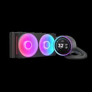 NZXT Kraken Elite 240 RGB Procesador Sistema de refrigeración líquida todo en uno 12 cm Negro 1 pieza(s) 5056547204147 | P/N: RL-KR24E-B2 | Ref. Artículo: 1386574