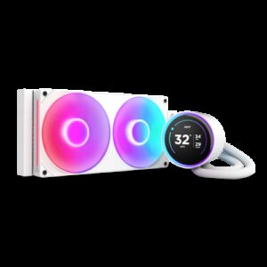 NZXT Kraken Elite 280 RGB Procesador Sistema de refrigeración líquida todo en uno 14 cm Blanco 1 pieza(s) 5056547204178 | P/N: RL-KR28E-W2 | Ref. Artículo: 1386577