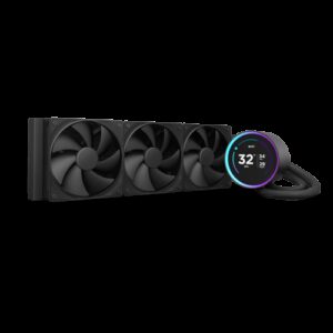 NZXT Kraken Elite 360 Procesador Sistema de refrigeración líquida todo en uno 12 cm Negro 1 pieza(s) 5056547204130 | P/N: RL-KN36E-B2 | Ref. Artículo: 1386573