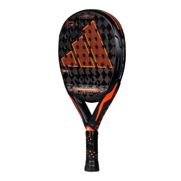 Pala de Pádel Adidas Adipower Multiweight Control 3.3 2024 (Alex Ruiz)/ Negra y Naranja - Imagen 2