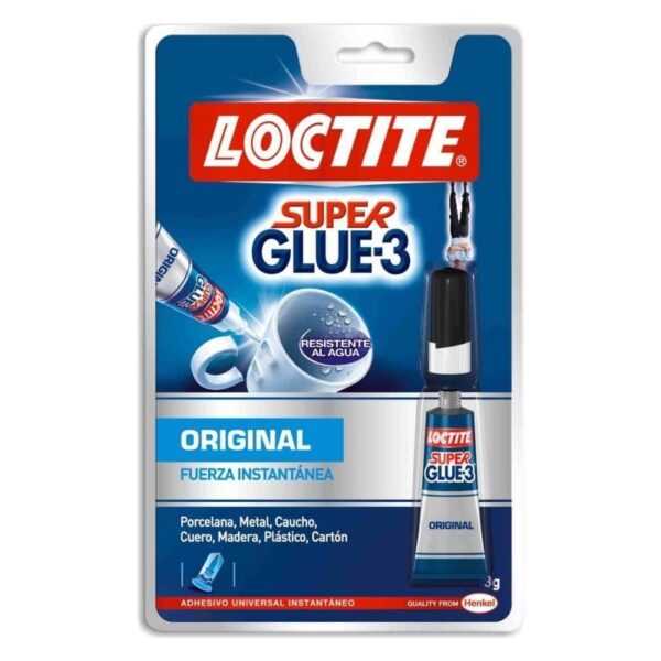 Pegamento en Tubo Loctite Super Glue-3/ 3g 8412432138312 2640968 LOC-LOCTITE 3GR