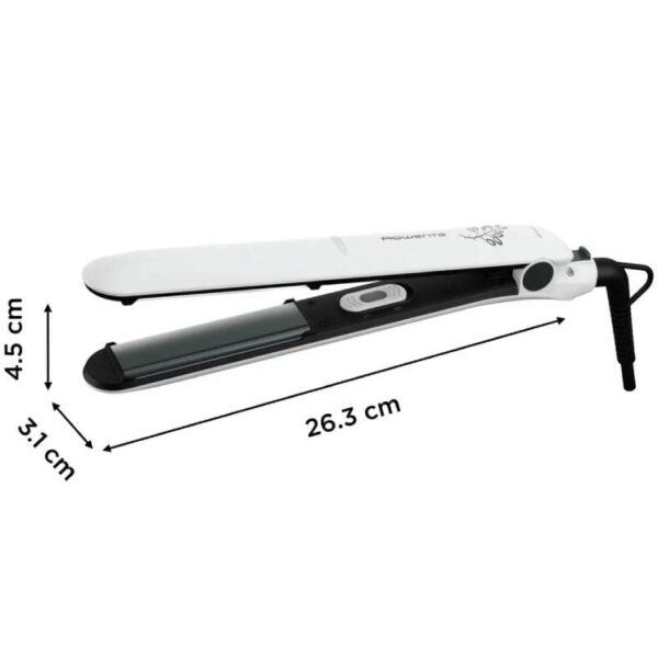 Plancha para el Pelo Rowenta Easyliss Pure Collection SF1628F0/ Blanca y Negra - Imagen 3