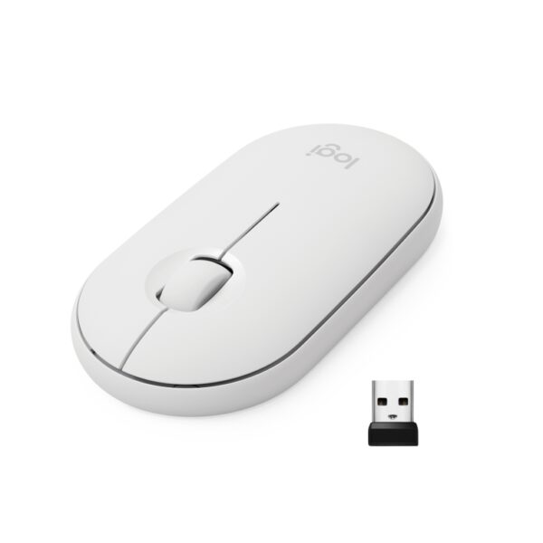 RATON LOGITECH M350 RF INALAMBRICO BLANCO 5099206085657 910-005716