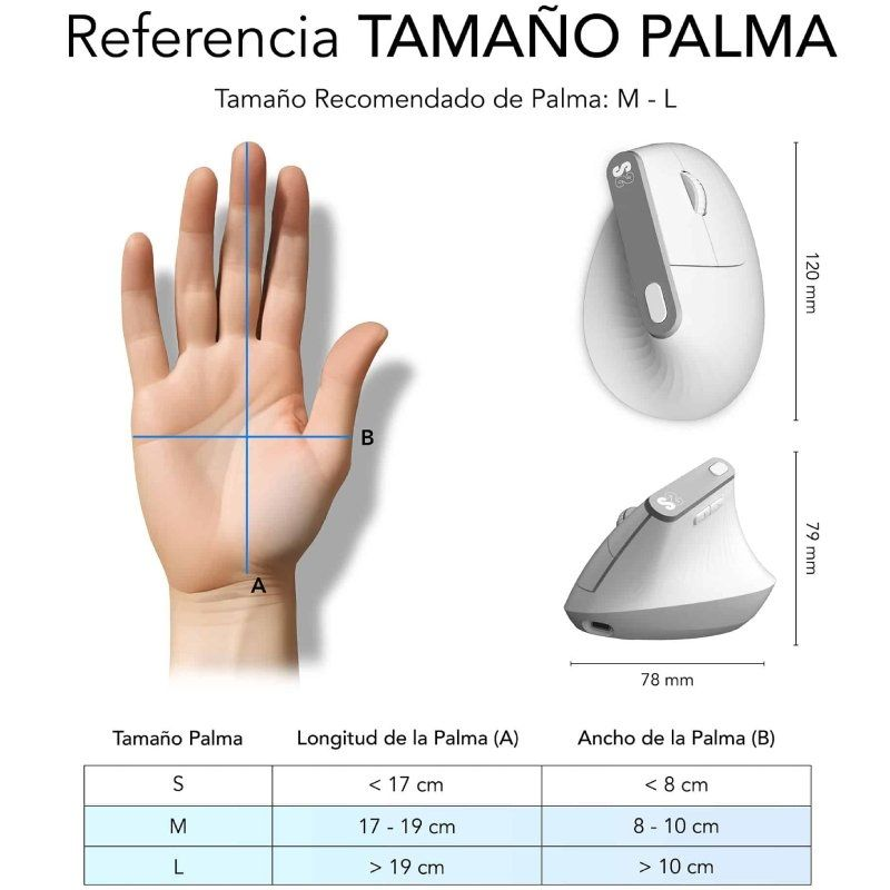 Raton-Ergonomico-Inalambrico-por-Bluetooth-2.4GHz-Subblim-Nature-Vertical-Ergo-Dual-Battery-Bateria-Recargable-Hasta-4000-DPI-Blanco-8436586743086-SUBMO-EDNVW02-SUB-MOU-NAT-VER-ERGO-DB-WH-4