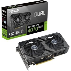 Tarjeta Gráfica Asus Dual GeForce RTX 4070 SUPER EVO OC/ 12GB GDDR6X 4711387475997 90YV0KC0-M0NA00 ASU-GF RTX4070 S D EVO OC12G