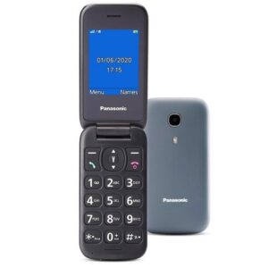 Teléfono Móvil Panasonic KX-TU400EXG para Personas Mayores/ Gris 5025232935710 KX-TU400EXG PAN-TEL KX-TU400EXG