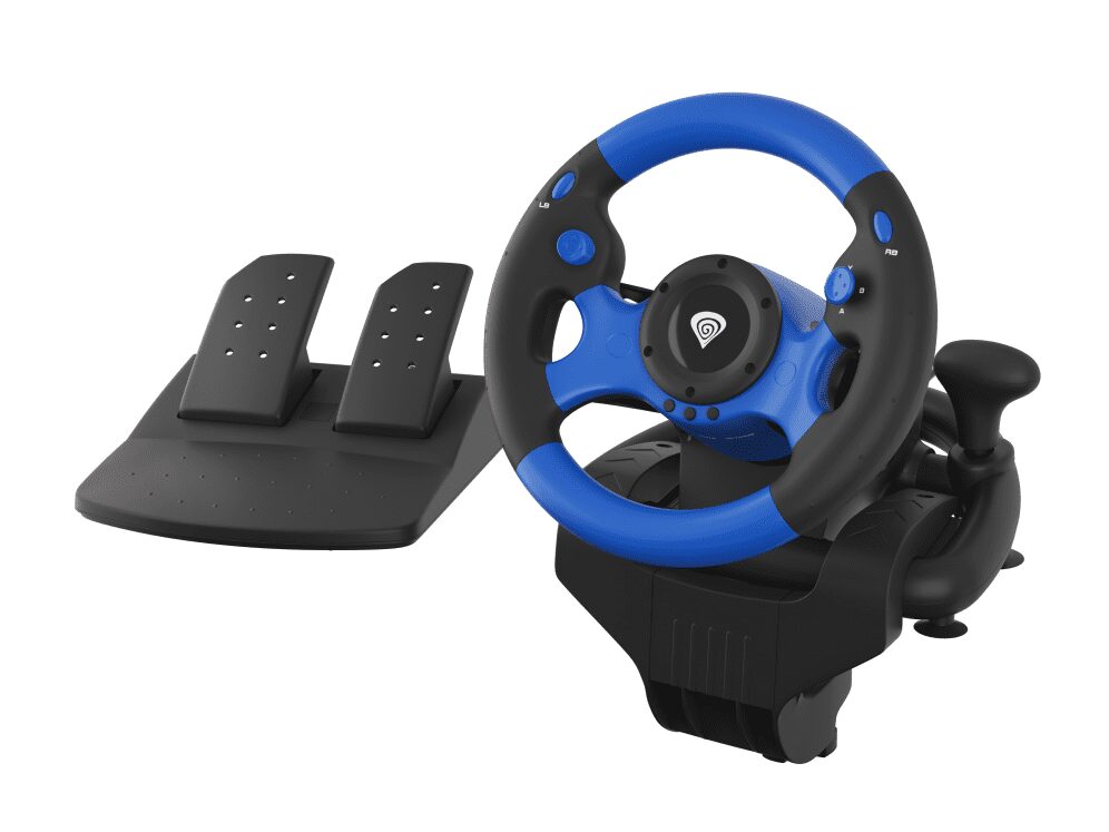 VOLANTE Y PEDALES GENESIS SEABORG 350 USB VIBRACION MULTIPLATAFORMA 5901969425376 NGK-1566