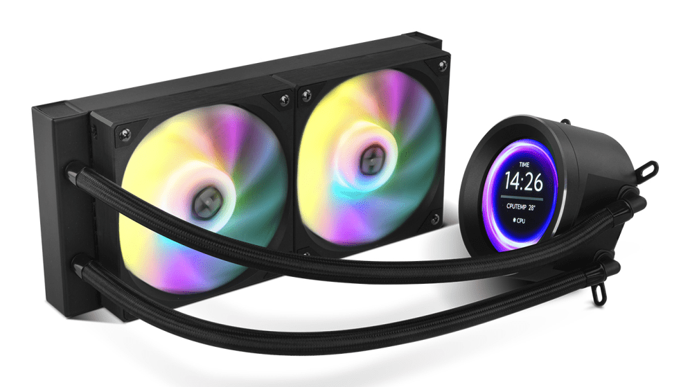 VENTILADOR NOX REFRIGERACION LIQUIDA HUMMER X-240 120MM NEGRO 8436587975066 NXHUMMERX240LCDBK