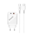5901986046806 CARGADOR SAVIO LA-05 DUAL 18W USB 3.0 + CABLE SAVLA-05 A0054501 savio Accesorios Telefonía SAVLA-05