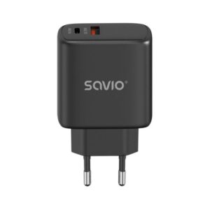 5901986048060 CARGADOR SAVIO LA-06 DUAL 30W USB 3.0 SAVLA-06-B A0054522 savio Accesorios Telefonía SAVLA-06-B