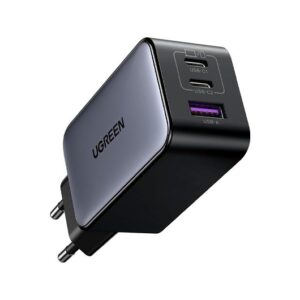 6941876236688 CARGADOR UGREEN TRIPLE 65W USB-A + USB-C BLACK UG25685B A0055067 UGREEN Accesorios Varios UG25685B