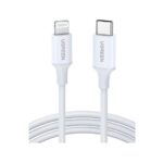 6957303814930 CABLE UGREEN USB-C A LIGHTNING MFI 1M WHITE UG10493 A0055012 UGREEN Cables UG10493