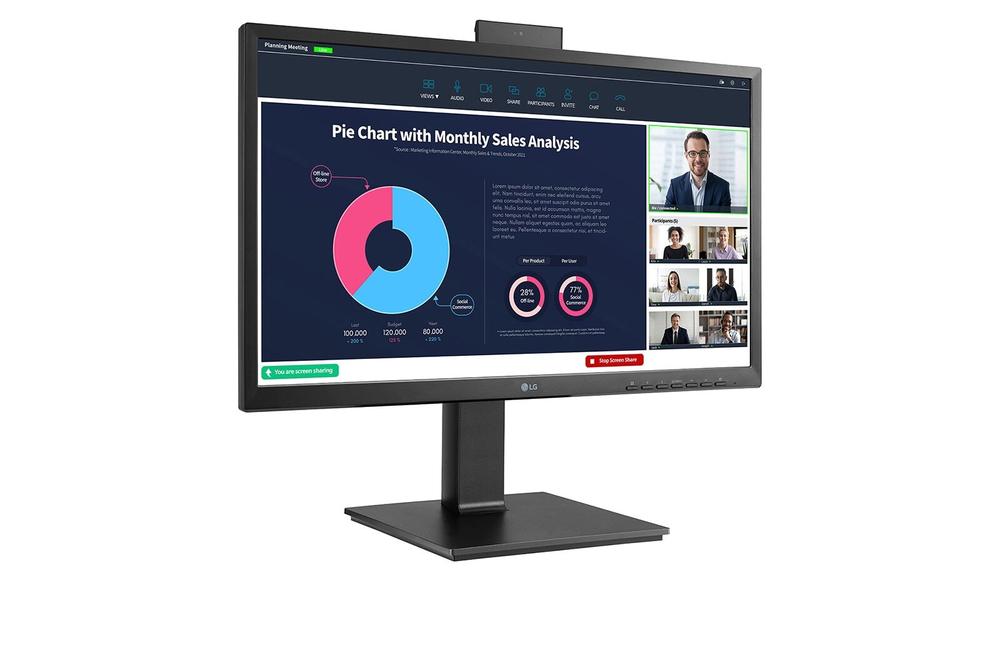 Ips lg 24bp75cp 23.8 pulgadas 5ms 1920x1080 hdmi usb - c displayport altavoces reg. altura cam - Imagen 5