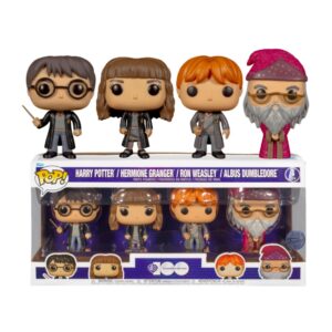 889698691130 | P/N: 1130 | Cod. Artículo: MGS0000019415 Funko pop harry potter pack 4 figuras harry hermione dumbledore ron