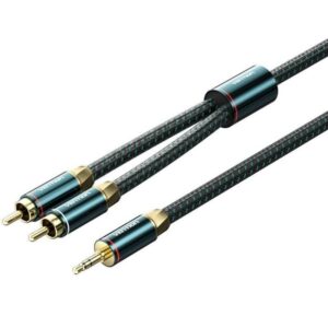 Cable Audio Vention BCSGF/ 2x RCA Macho - Jack 3.5 Macho/ 1m/ Verde y Negro 6922794774285 BCSGF VEN-CAB BCSGF