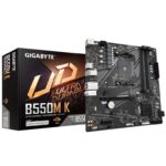 PLACA BASE GIGABYTE B550M K AM4 MATX 4XDDR4 4719331852764 B550M K 1.0