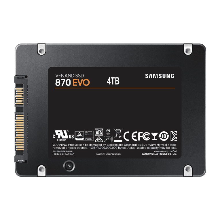SSD SAMSUNG 870 EVO 4TB SATA3 8806090545894 MZ-77E4T0B/EU