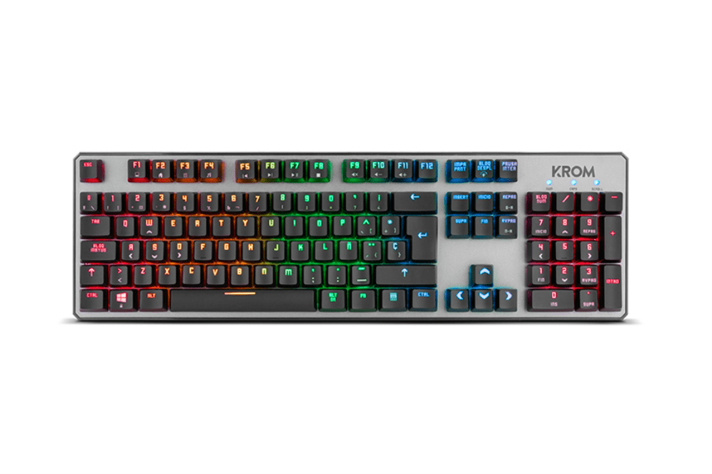 TECLADO GAMING KROM KERNEL USB RETROILUMINADO MECANICO NEGRO 8436532166709 NXKROMKRNL TECLADO GAMING KROM KERNEL USB RETROILUMINADO MECANICO NEGRO 8436532166709 NXKROMKRNL