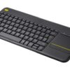 TECLADO LOGITECH K400 PLUS RF INALAMBRICO NEGRO 5099206059351 920-007137