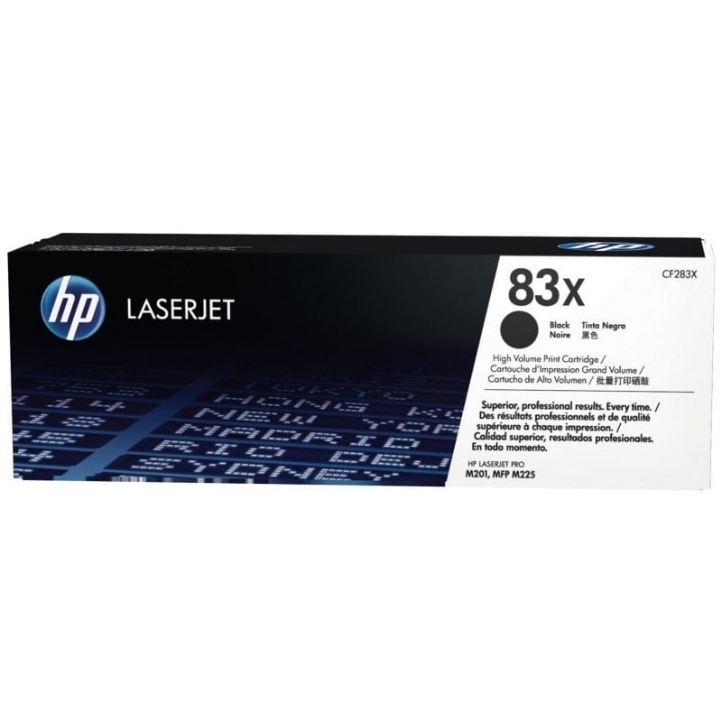 Tóner Original HP nº83X XL Alta Capacidad/ Negro 886112397708 CF283X CF283X