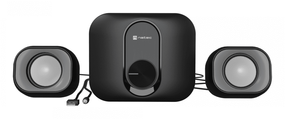 ALTAVOCES 2.1 NATEC PUG 11W RMS NEGRO 5901969443844 NGL-2111