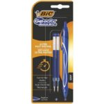Bolígrafos de Tinta de Gel Retráctil Bic Gelocity Quick Dry 951757/ 1 unidades/ 2 recambios/ Azul 3086123651777 951757 BIC-GELOCITY QDRY 951757 1U