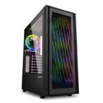 CAJA ATX SHARKOON RGB WAVE 2XUSB3.0 RGB SIN FUENTE NEGRO 4044951037544 4044951037544