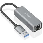 CONVERSOR AISENS USB 3.0 A ETHERNET GIGABIT 10/100/1000 GRIS 15CM 8435739902097 A106-0897