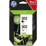 Cartucho de Tinta Original HP nº302 Multipack/ Negro/ Tricolor 190780475898 X4D37AE X4D37AE
