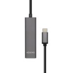 HUB AISENS USB 3.1 USB-C USB-C M-4xTIPO A H GRIS 15CM 8436574704143 A109-0403