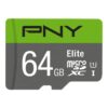 MICRO SD PNY 64GB ELITE UHS-I C10 R100 0751492593753 P-SDUX64U185GW-GE