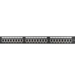 PATCH PANEL LANBERG 24 PUERTOS 1U 19" CAT.6 SFTP NEGRO 5901969404104 PPS6-1024-B