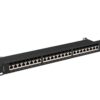 PATCH PANEL LANBERG 24 PUERTOS 1U 19? CAT.7 FTP NEGRO 5901969428346 PPS7-1024-B