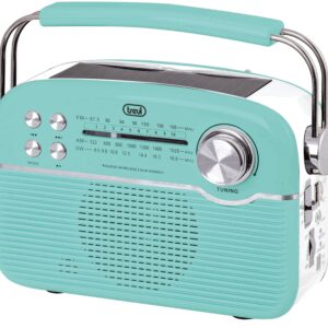 RADIO TREVI RA 7F50 BT PORTABLE RADIO CARGA SOLAR+AW+SD TIF. GREEN 8011000041827 0RA7F5003