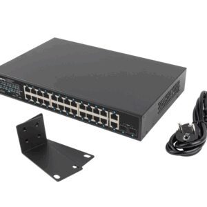 SWITCH LANBERG 24 PTOS 1GB POE+/2X SFP 2X GBIT ETHERNET 250W RACK 19" 5901969438680 RSGE-24P-2GE-2S-250